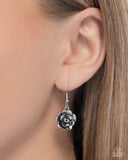 Storyteller Sheen - Silver Necklace - Paparazzi Accessories Necklace Bedazzle Me Pretty Mobile Fashion Boutique