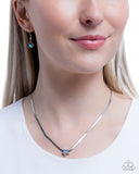 Straight Up Stellar - Blue Necklace - Paparazzi Accessories Necklace Bedazzle Me Pretty Mobile Fashion Boutique