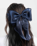 Streamlined Serenade - Blue Hair Clip - Paparazzi Accessories Hair Clip Bedazzle Me Pretty Mobile Fashion Boutique