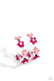 Strictly Springtime - Orange Earrings - Paparazzi Accessories Earrings Bedazzle Me Pretty Mobile Fashion Boutique