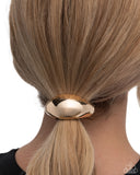 Striking Selfie - Gold Hair Tie - Paparazzi Accessories Hair Clip Bedazzle Me Pretty Mobile Fashion Boutique