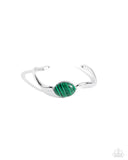 Striped Sensation - Green Bracelet - Paparazzi Accessories Bracelet Bedazzle Me Pretty Mobile Fashion Boutique