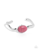 Striped Sensation - Pink Bracelet - Paparazzi Accessories Bracelet Bedazzle Me Pretty Mobile Fashion Boutique