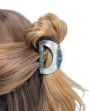 Striped Shopaholic - Multi Hair Clip - Paparazzi Accessories Hair Clip Bedazzle Me Pretty Mobile Fashion Boutique