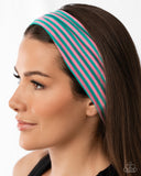 Striped Splendor - Multi Headband - Paparazzi Accessories Bedazzle Me Pretty Mobile Fashion Boutique