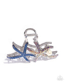 Stunning Starfish - Multi Hair Clip - Paparazzi Accessories Hair Clip Bedazzle Me Pretty Mobile Fashion Boutique