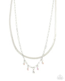 Suave Shimmy - Orange Necklace - Paparazzi Accessories Necklace Bedazzle Me Pretty Mobile Fashion Boutique