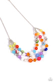 Summer Scope - Multi Necklace - Paparazzi Accessories Necklace Bedazzle Me Pretty Mobile Fashion Boutique