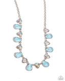 Summer Season - Blue Necklace - Paparazzi Accessories Necklace Bedazzle Me Pretty Mobile Fashion Boutique