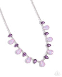 Summer Season - Purple Necklace - Paparazzi Accessories Necklace Bedazzle Me Pretty Mobile Fashion Boutique
