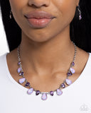 Summer Season - Purple Necklace - Paparazzi Accessories Necklace Bedazzle Me Pretty Mobile Fashion Boutique