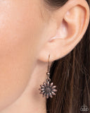 Sunflower Sensitivity - Copper Necklace - Paparazzi Accessories Necklace Bedazzle Me Pretty Mobile Fashion Boutique