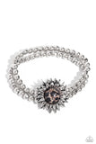 Sunflower Serenity - Black Bracelet - Paparazzi Accessories Bracelet Bedazzle Me Pretty Mobile Fashion Boutique