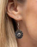 Sunflower Solstice - Blue Necklace - Paparazzi Accessories Necklace Bedazzle Me Pretty Mobile Fashion Boutique