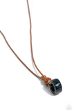 Sunset Sabbatical - Green Necklace - Paparazzi Accessories Necklace Bedazzle Me Pretty Mobile Fashion Boutique
