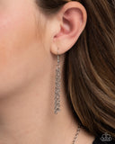 Sunset Sashay - Silver Necklace - Paparazzi Accessories Necklace Bedazzle Me Pretty Mobile Fashion Boutique
