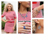 Sunset Sightings - Complete Trend Blend - February 2024 Fashion Fix - Paparazzi Accessories Jewelry Sets Bedazzle Me Pretty Mobile Fashion Boutique