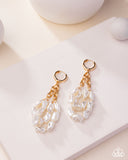 Sunset State of Mind - Gold Earrings - Paparazzi Accessories Earrings Bedazzle Me Pretty Mobile Fashion Boutique