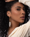 Sunset State of Mind - Gold Earrings - Paparazzi Accessories Earrings Bedazzle Me Pretty Mobile Fashion Boutique