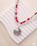 Superior Seashell - Pink Necklace - Paparazzi Accessories Necklace Bedazzle Me Pretty Mobile Fashion Boutique