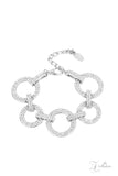 Surprise Party Shimmer - White - 2021 Zi Collection Bracelet - Paparazzi Accessories Bedazzle Me Pretty Mobile Fashion Boutique