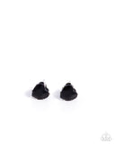 Sweetheart Stunner - Black Post Earrings - Paparazzi Accessories Post Earrings Bedazzle Me Pretty Mobile Fashion Boutique