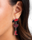 Swing Dance Delight - Multi Post Earrings - Paparazzi Accessories Post Earrings Bedazzle Me Pretty Mobile Fashion Boutique