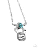 Tailored Tiers - Green Necklace - Paparazzi Accessories Necklace Bedazzle Me Pretty Mobile Fashion Boutique