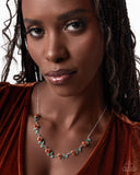 Tale As Old As PRIME - Brown Necklace - Paparazzi Accessories Necklace Bedazzle Me Pretty Mobile Fashion Boutique
