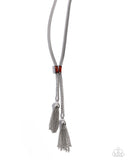 Tassel Thrill - Brown Necklace - Paparazzi Accessories Necklace Bedazzle Me Pretty Mobile Fashion Boutique
