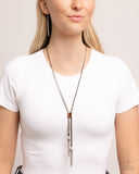 Tassel Thrill - Brown Necklace - Paparazzi Accessories Necklace Bedazzle Me Pretty Mobile Fashion Boutique