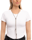 Tassel Transit - Black Necklace - Paparazzi Accessories Necklace Bedazzle Me Pretty Mobile Fashion Boutique