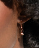 Tasteful Time - Copper Necklace - Paparazzi Accessories Necklace Bedazzle Me Pretty Mobile Fashion Boutique