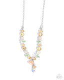 Tasteful Tulip - Yellow Necklace - Paparazzi Accessories Necklace Bedazzle Me Pretty Mobile Fashion Boutique