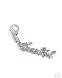 Tastefully Thankful - Silver Bracelet Charm - Paparazzi Accessories Bracelet Bedazzle Me Pretty Mobile Fashion Boutique