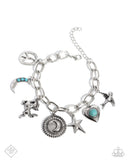 Technical Token - Blue Bracelet - Paparazzi Accessories Bracelet Bedazzle Me Pretty Mobile Fashion Boutique