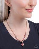 Tender Talent - Copper Necklace - Paparazzi Accessories Necklace Bedazzle Me Pretty Mobile Fashion Boutique