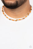 Terra Tour - Orange Necklace - Paparazzi Accessories Necklace Bedazzle Me Pretty Mobile Fashion Boutique