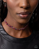 Terrific Trio - Red Complete Look  - Paparazzi Accessories Bedazzle Me Pretty Mobile Fashion Boutique