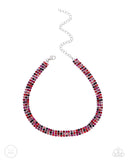 Terrific Trio - Red Complete Look  - Paparazzi Accessories Bedazzle Me Pretty Mobile Fashion Boutique