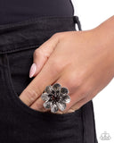 Textured Truth - Brown Ring - Paparazzi Accessories Ring Bedazzle Me Pretty Mobile Fashion Boutique