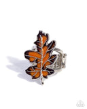Thankful Treasure - Orange Ring - Paparazzi Accessories Ring Bedazzle Me Pretty Mobile Fashion Boutique