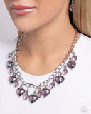 The Best HEART - Black Necklace - Paparazzi Accessories Necklace Bedazzle Me Pretty Mobile Fashion Boutique