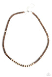 The WOOD Times - White Necklace - Paparazzi Accessories Necklace Bedazzle Me Pretty Mobile Fashion Boutique