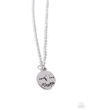 They Call Me Mama - Silver Necklace - Paparazzi Accessories Necklace Bedazzle Me Pretty Mobile Fashion Boutique