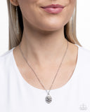 They Call Me Mama - Silver Necklace - Paparazzi Accessories Necklace Bedazzle Me Pretty Mobile Fashion Boutique