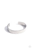 Thunder Trek - Silver Mens Bracelet - Paparazzi Accessories Mens Bracelet Bedazzle Me Pretty Mobile Fashion Boutique