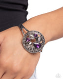 Time to Twinkle - Purple Bracelet - Paparazzi Accessories Bracelet Bedazzle Me Pretty Mobile Fashion Boutique