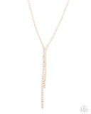 Timeless Team - Gold Necklace - Paparazzi Accessories Necklace Bedazzle Me Pretty Mobile Fashion Boutique