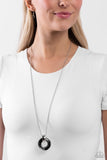 Timeless Triumph - Silver Necklace - Paparazzi Accessories Necklace Bedazzle Me Pretty Mobile Fashion Boutique